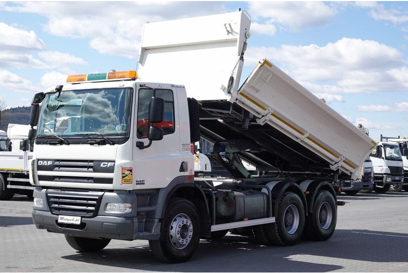 DAF CF 85.410 / 6X4 / WYWROTKA 2 STR / BORDMATIC / HYDROBURTA / MANU - Kipper: das Bild 1 DAF CF 85.410 / 6X4 / WYWROTKA 2 STR / BORDMATIC / HYDROBURTA / MANU - Kipper: das Bild 1