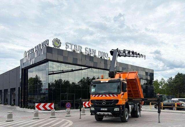 Mercedes-Benz Actros 1841 AK 4x4 Hiab 288E-7 Crane Kipper - Kipper, Autokran: das Bild 2 Mercedes-Benz Actros 1841 AK 4x4 Hiab 288E-7 Crane Kipper - Kipper, Autokran: das Bild 2