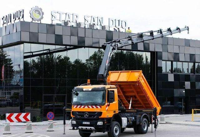 Mercedes-Benz Actros 1841 AK 4x4 Hiab 288E-7 Crane Kipper - Kipper, Autokran: das Bild 1 Mercedes-Benz Actros 1841 AK 4x4 Hiab 288E-7 Crane Kipper - Kipper, Autokran: das Bild 1