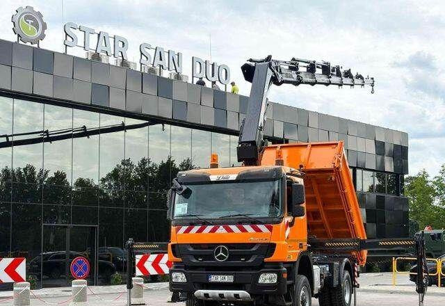 Mercedes-Benz Actros 1841 AK 4x4 Hiab 288E-7 Crane Kipper - Kipper, Autokran: das Bild 5 Mercedes-Benz Actros 1841 AK 4x4 Hiab 288E-7 Crane Kipper - Kipper, Autokran: das Bild 5