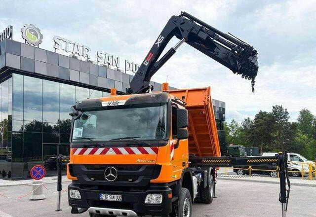 Mercedes-Benz Actros 1841 AK 4x4 Hiab 288E-7 Crane Kipper - Kipper, Autokran: das Bild 4 Mercedes-Benz Actros 1841 AK 4x4 Hiab 288E-7 Crane Kipper - Kipper, Autokran: das Bild 4