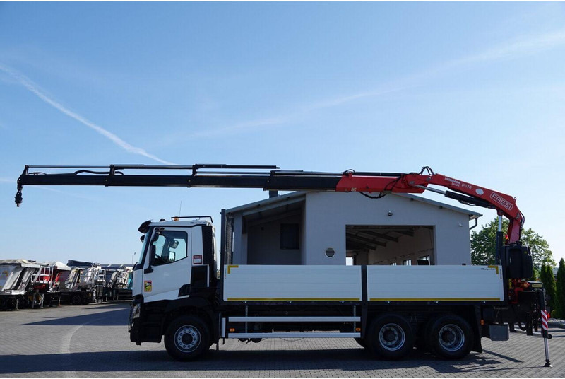 Renault C 380 / 6X4 / SKRZYNIOWY 6.4 M / + HDS FASSI F175A / MAX UDŹWIG - Pritsche LKW, Autokran: das Bild 5 Renault C 380 / 6X4 / SKRZYNIOWY 6.4 M / + HDS FASSI F175A / MAX UDŹWIG - Pritsche LKW, Autokran: das Bild 5