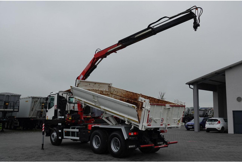 Renault C 380 / 6x4 / WYWROTKA 3 STRONNA + HDS FASSI F135 / HYDROBURTA - Kipper, Autokran: das Bild 3 Renault C 380 / 6x4 / WYWROTKA 3 STRONNA + HDS FASSI F135 / HYDROBURTA - Kipper, Autokran: das Bild 3
