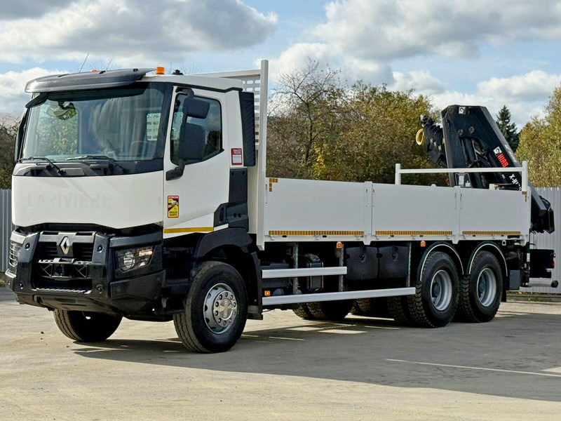 Renault C 380* HIAB X-HIDUO 188 B-3/FUNK*6x4 - Pritsche LKW, Autokran: das Bild 3 Renault C 380* HIAB X-HIDUO 188 B-3/FUNK*6x4 - Pritsche LKW, Autokran: das Bild 3