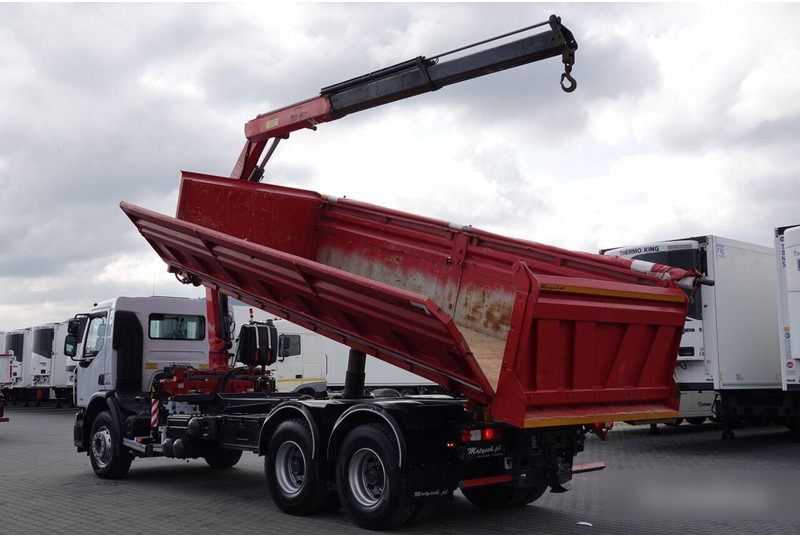 Renault LANDER 3 way tipper + crane FASSI 130 6x4 - Kipper, Autokran: das Bild 4 Renault LANDER 3 way tipper + crane FASSI 130 6x4 - Kipper, Autokran: das Bild 4