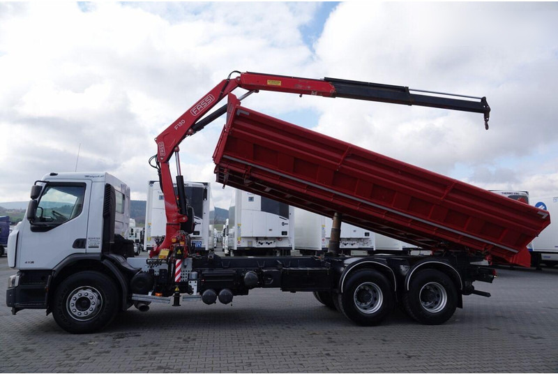 Renault LANDER 3 way tipper + crane FASSI 130 6x4 - Kipper, Autokran: das Bild 3 Renault LANDER 3 way tipper + crane FASSI 130 6x4 - Kipper, Autokran: das Bild 3