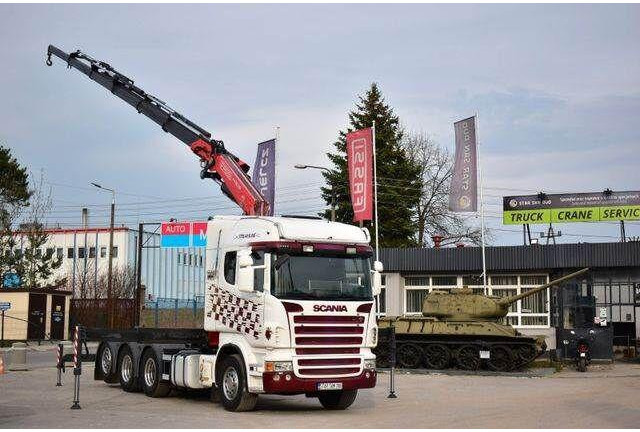 Scania R 480 8x4 FASSI 455 EURO 5 KRAN CRAN - Sattelzugmaschine: das Bild 1 Scania R 480 8x4 FASSI 455 EURO 5 KRAN CRAN - Sattelzugmaschine: das Bild 1