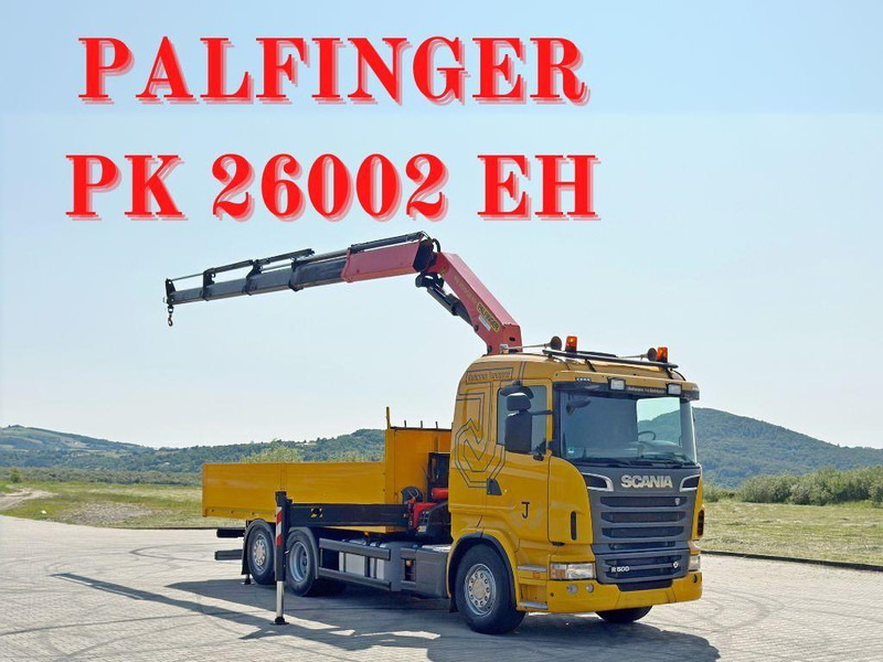 Scania R 500 * PK 26002 EH + FUNK * TOPZUSTAND - Pritsche LKW, Autokran: das Bild 1 Scania R 500 * PK 26002 EH + FUNK * TOPZUSTAND - Pritsche LKW, Autokran: das Bild 1