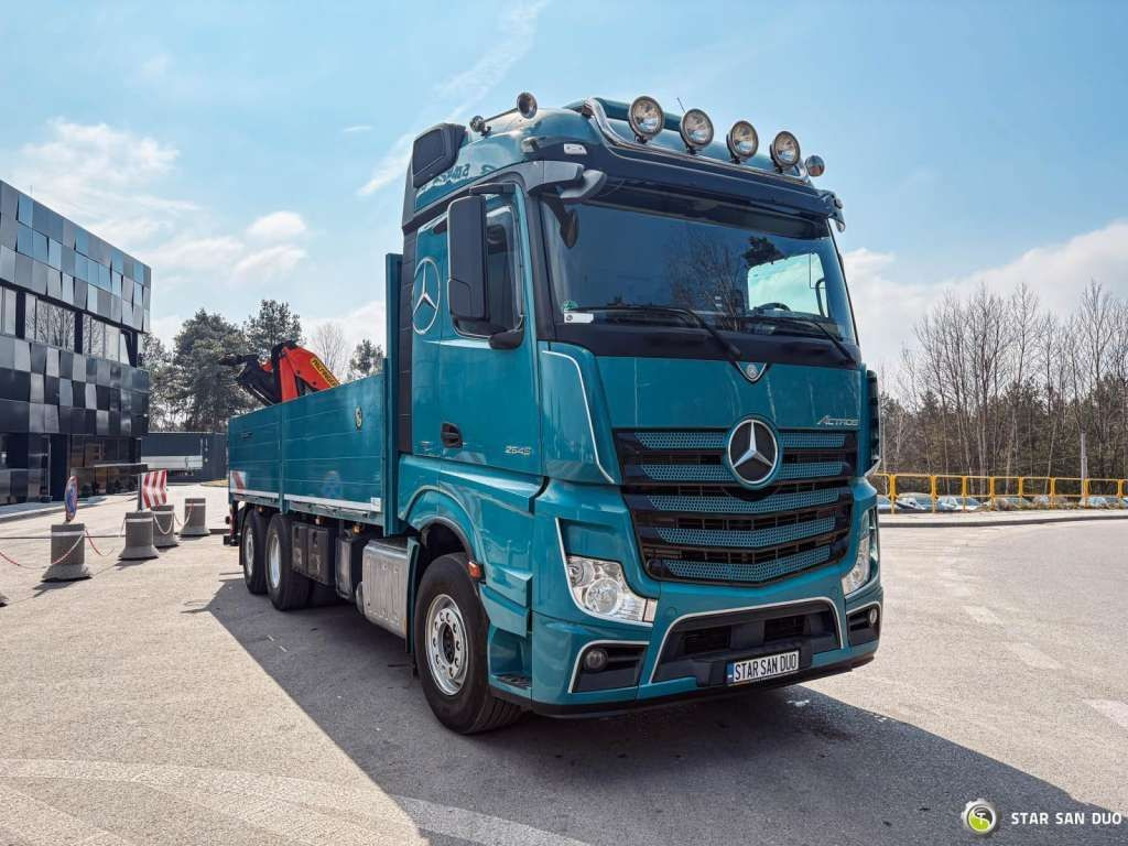 Mercedes-Benz ACTROS 2545 6x2 Palfinger PK 16001 HDS Crane Mercedes-Benz ACTROS 2545 6x2 Palfinger PK 16001 HDS Crane - Autokran, Pritsche LKW: das Bild 5 Mercedes-Benz ACTROS 2545 6x2 Palfinger PK 16001 HDS Crane Mercedes-Benz ACTROS 2545 6x2 Palfinger PK 16001 HDS Crane - Autokran, Pritsche LKW: das Bild 5