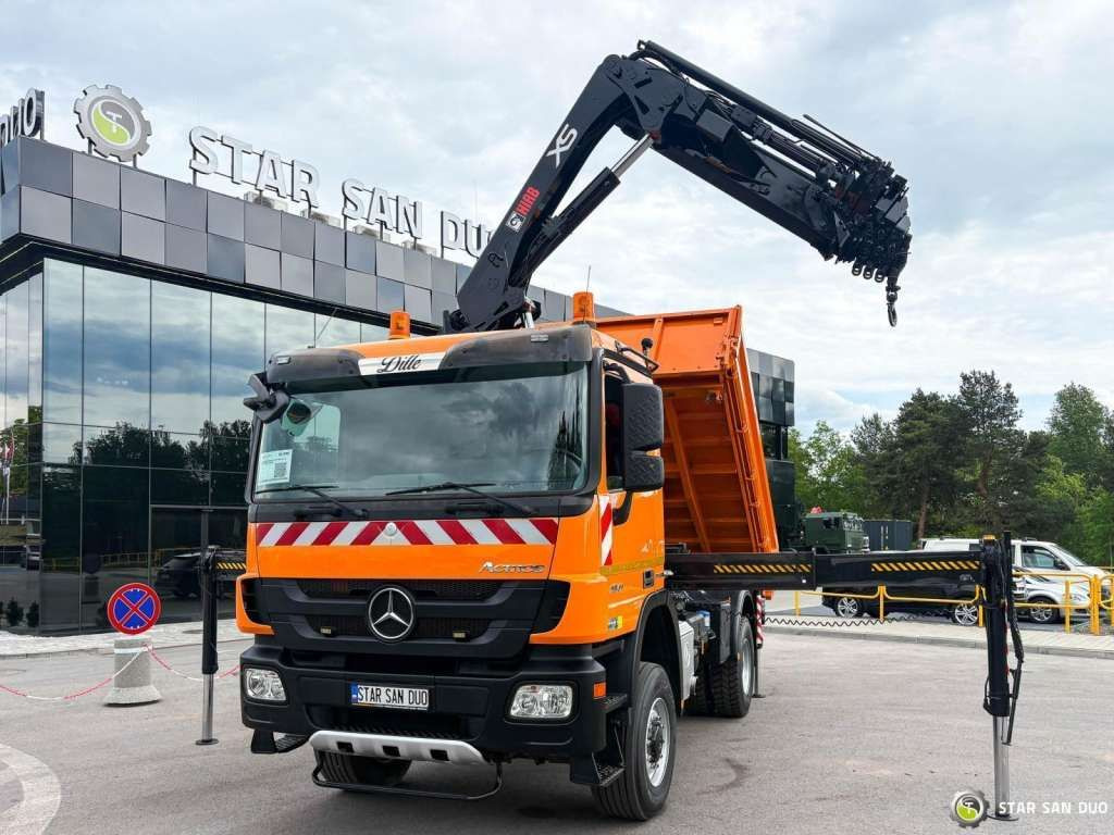 Mercedes-Benz Actros 1841 AK 4x4 Hiab 288E-7 Crane Kipper - Autokran: das Bild 4 Mercedes-Benz Actros 1841 AK 4x4 Hiab 288E-7 Crane Kipper - Autokran: das Bild 4