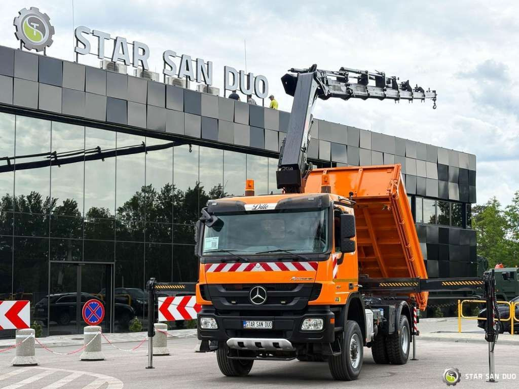 Mercedes-Benz Actros 1841 AK 4x4 Hiab 288E-7 Crane Kipper - Autokran: das Bild 5 Mercedes-Benz Actros 1841 AK 4x4 Hiab 288E-7 Crane Kipper - Autokran: das Bild 5