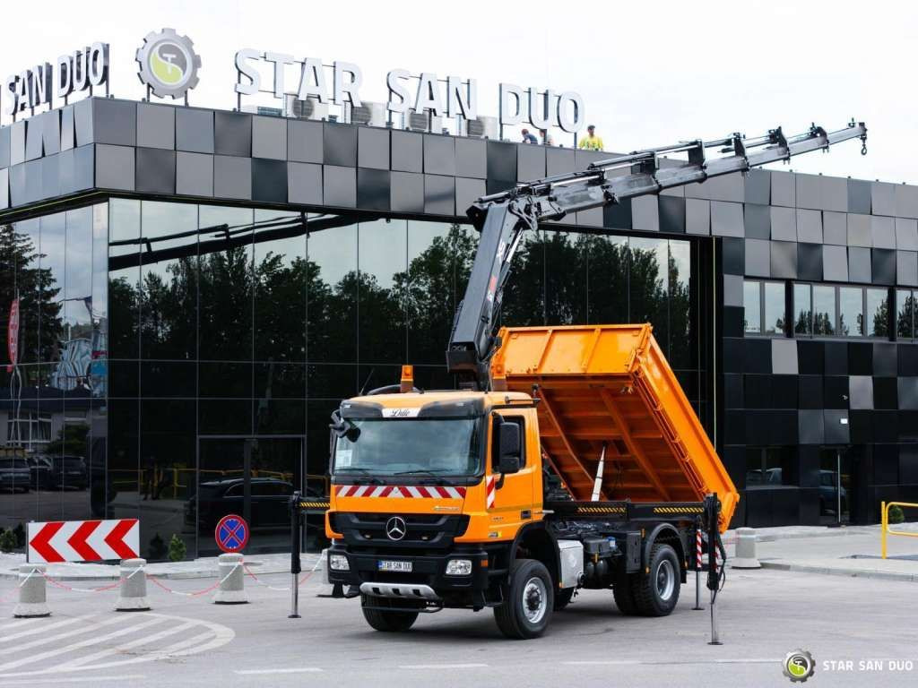 Mercedes-Benz Actros 1841 AK 4x4 Hiab 288E-7 Crane Kipper - Autokran: das Bild 1 Mercedes-Benz Actros 1841 AK 4x4 Hiab 288E-7 Crane Kipper - Autokran: das Bild 1