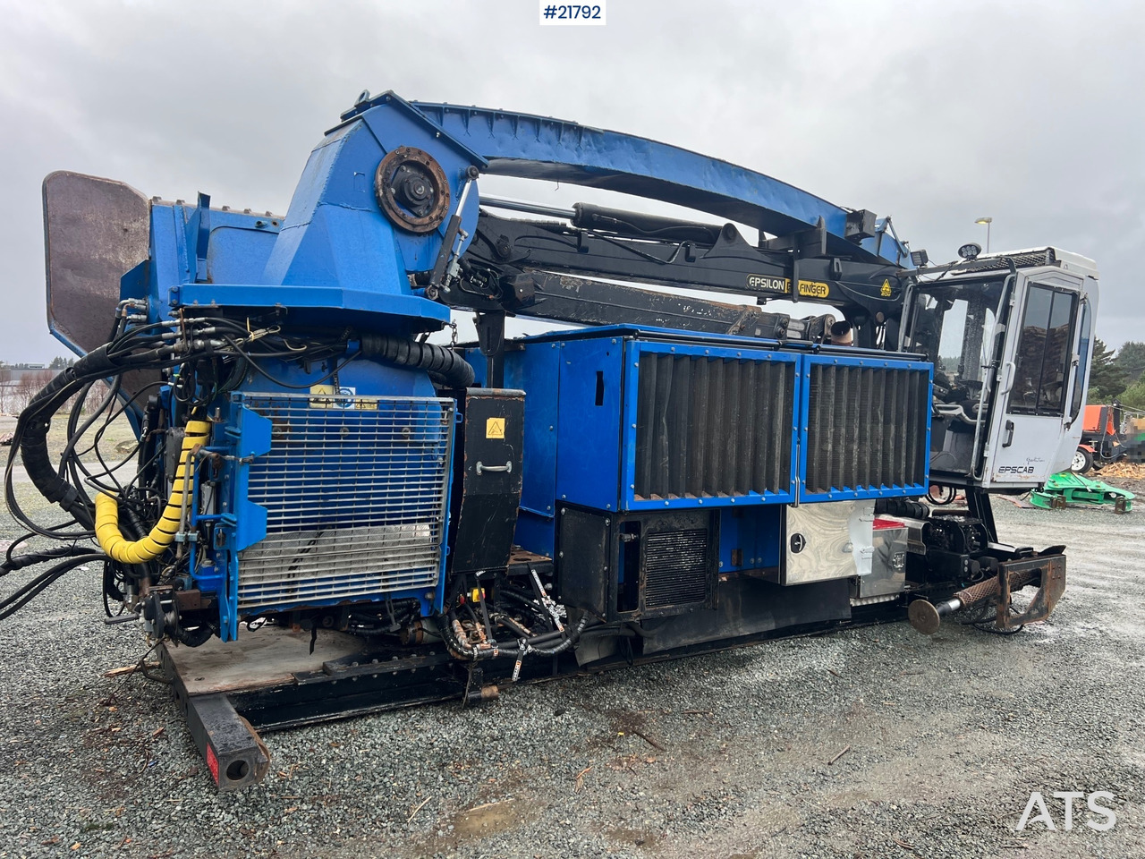 Holzschredder Bruks 806st Bio tre kverner m/ Epsilon palfinger m120l97 tømmerkrane: das Bild 13 Holzschredder Bruks 806st Bio tre kverner m/ Epsilon palfinger m120l97 tømmerkrane: das Bild 13