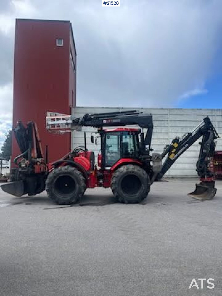 Huddig 1260C Traktorgraver m/ Palfinger kran, Lift, rototilt og skuffe - Baggerlader: das Bild 2 Huddig 1260C Traktorgraver m/ Palfinger kran, Lift, rototilt og skuffe - Baggerlader: das Bild 2