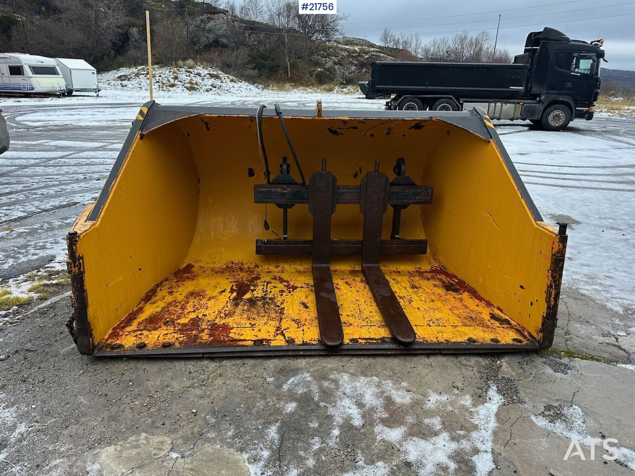 Klappvingeskuffe til hjullaster - Ladeschaufel: das Bild 1 Klappvingeskuffe til hjullaster - Ladeschaufel: das Bild 1