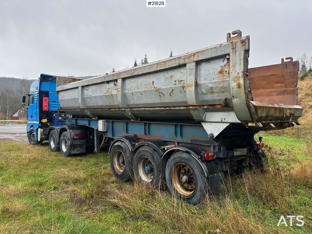 MAN TGA 28.530 6x2 trekkvogn m/ 1987 L.A.G Bree 3 akslet tippsemi SE VIDEO - Sattelzugmaschine: das Bild 5 MAN TGA 28.530 6x2 trekkvogn m/ 1987 L.A.G Bree 3 akslet tippsemi SE VIDEO - Sattelzugmaschine: das Bild 5