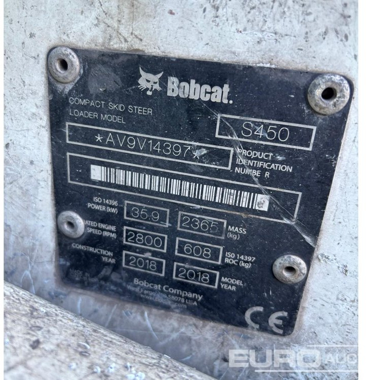 2018 Bobcat S450 - Kompaktlader: das Bild 2 2018 Bobcat S450 - Kompaktlader: das Bild 2