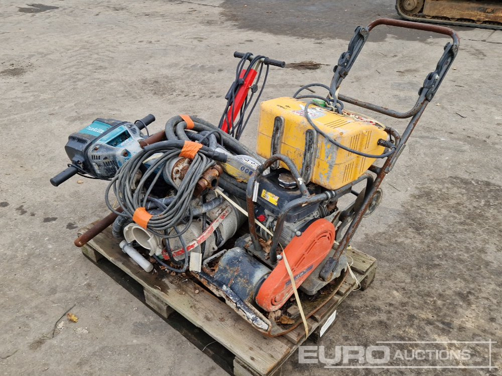 Compaction Plates (2 of), Concrete Poker, Submersible Water Pump, Paving Breaker, Generator - Baugeräte: das Bild 1 Compaction Plates (2 of), Concrete Poker, Submersible Water Pump, Paving Breaker, Generator - Baugeräte: das Bild 1
