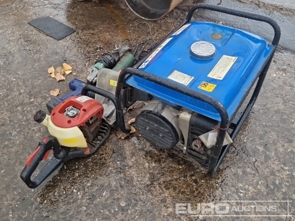 Generator, Hedge Cutter, Angle Grinder - Baugeräte: das Bild 2 Generator, Hedge Cutter, Angle Grinder - Baugeräte: das Bild 2