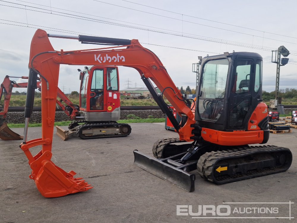 Kubota 55U - Minibagger: das Bild 1 Kubota 55U - Minibagger: das Bild 1