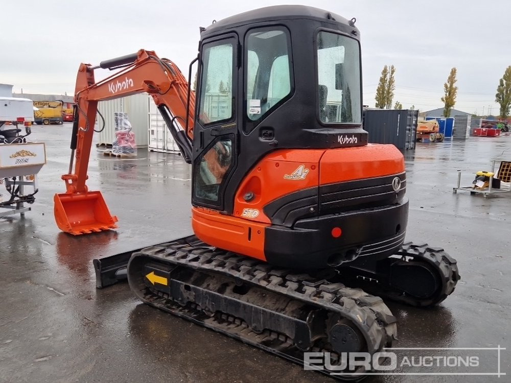 Kubota 55U - Minibagger: das Bild 3 Kubota 55U - Minibagger: das Bild 3