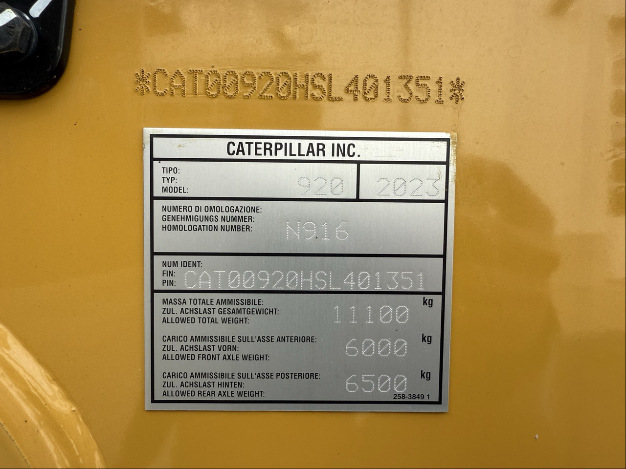 Caterpillar Radlader 920 Radlader - Radlader: das Bild 2 Caterpillar Radlader 920 Radlader - Radlader: das Bild 2
