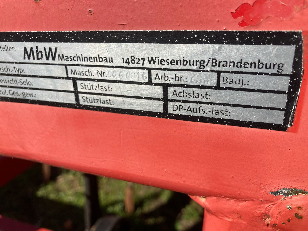 MbW Federzinkengrubber - Grubber: das Bild 2 MbW Federzinkengrubber - Grubber: das Bild 2