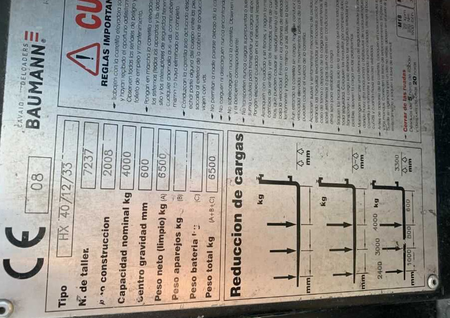 Baumann HX40/12/33 - Seitenstapler: das Bild 4 Baumann HX40/12/33 - Seitenstapler: das Bild 4