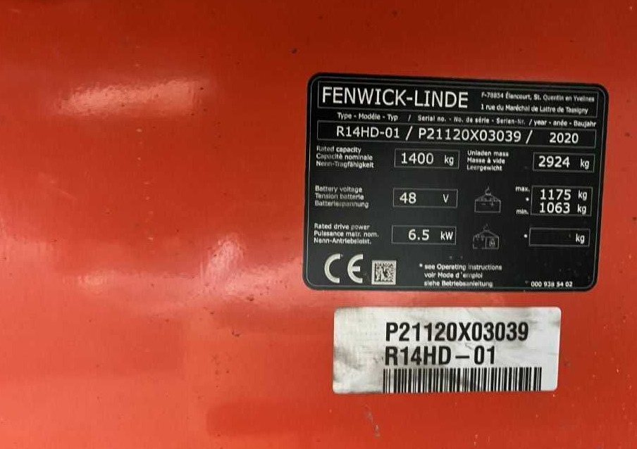 Linde R14HD-01 - Schubmaststapler: das Bild 4 Linde R14HD-01 - Schubmaststapler: das Bild 4