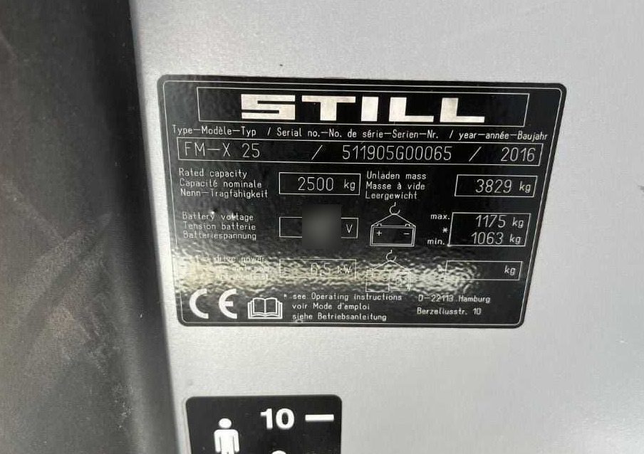 Still FM-X25 - Schubmaststapler: das Bild 4 Still FM-X25 - Schubmaststapler: das Bild 4