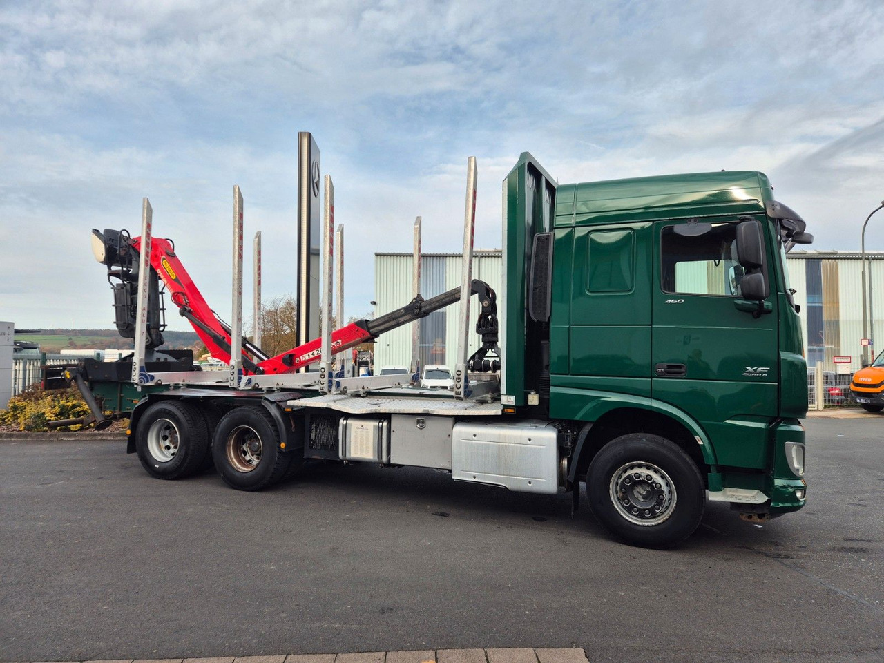Holztransporter, Autokran DAF XF 460 6x4 Epsilon M12Z91: das Bild 7 Holztransporter, Autokran DAF XF 460 6x4 Epsilon M12Z91: das Bild 7