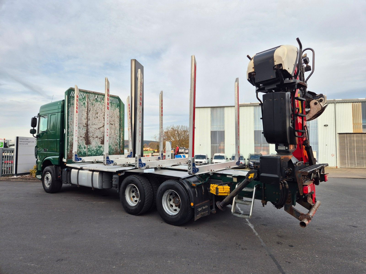 Holztransporter, Autokran DAF XF 460 6x4 Epsilon M12Z91: das Bild 9 Holztransporter, Autokran DAF XF 460 6x4 Epsilon M12Z91: das Bild 9