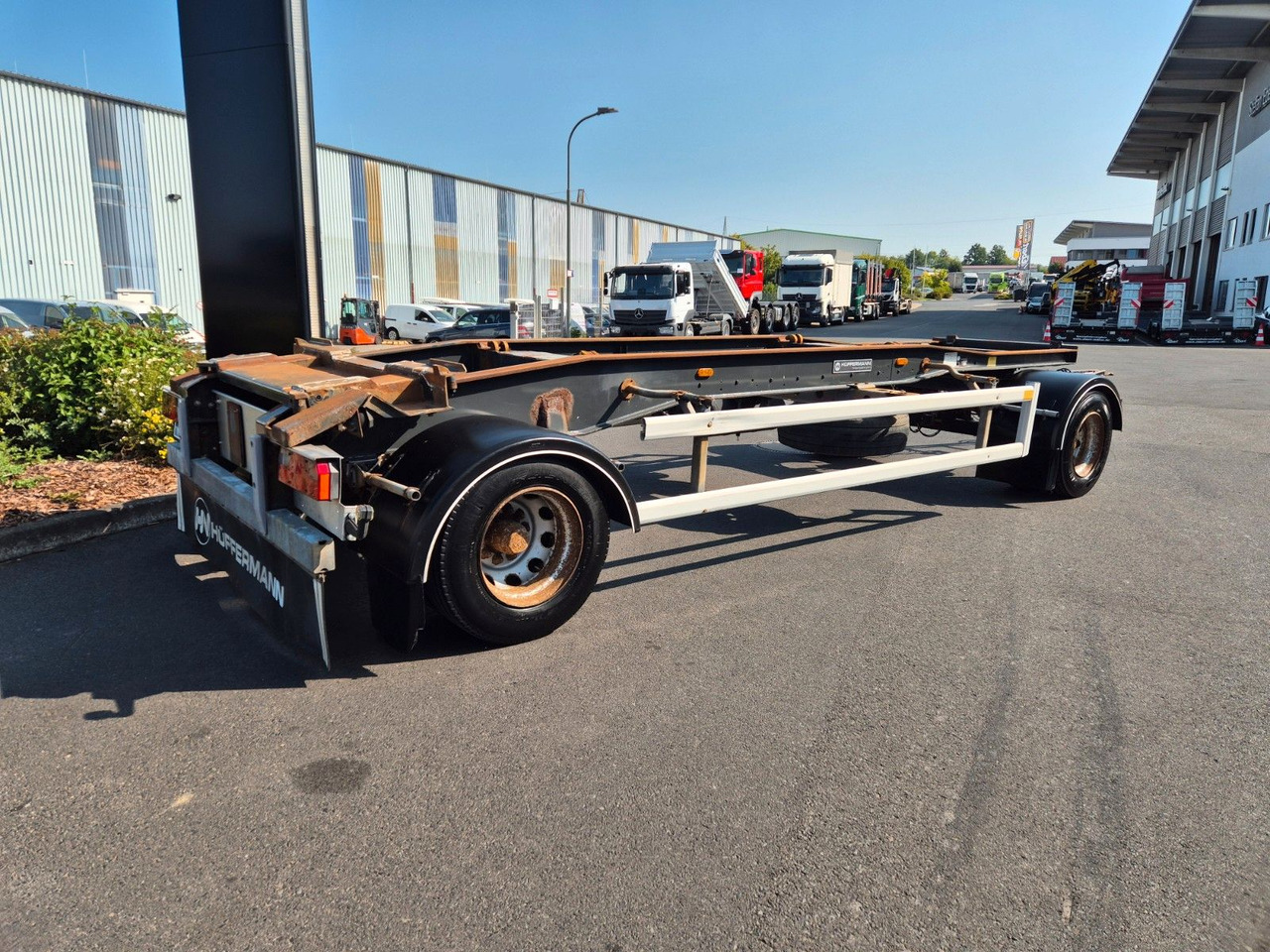 Hüffermann HSA 18.70 P BPW 14.582kg Nutzlast - Fahrgestell Anhänger: das Bild 4 Hüffermann HSA 18.70 P BPW 14.582kg Nutzlast - Fahrgestell Anhänger: das Bild 4