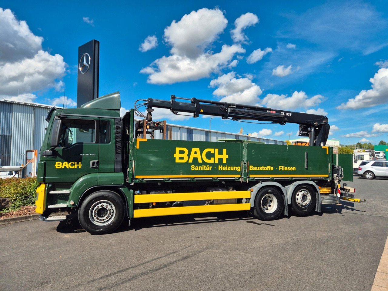 MAN TGS 26.420 6x2-4 LL Hiab 177K PRO 2 Stück - Pritsche LKW: das Bild 4 MAN TGS 26.420 6x2-4 LL Hiab 177K PRO 2 Stück - Pritsche LKW: das Bild 4