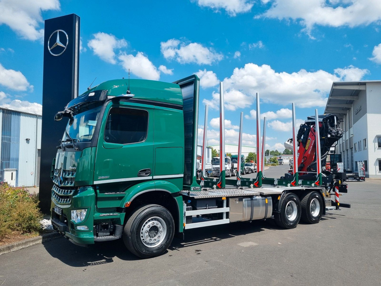 Mercedes-Benz Arocs 2651L 6x4 Palfinger-EPSILON Y Crane M12Z91 - Holztransporter, Autokran: das Bild 3 Mercedes-Benz Arocs 2651L 6x4 Palfinger-EPSILON Y Crane M12Z91 - Holztransporter, Autokran: das Bild 3