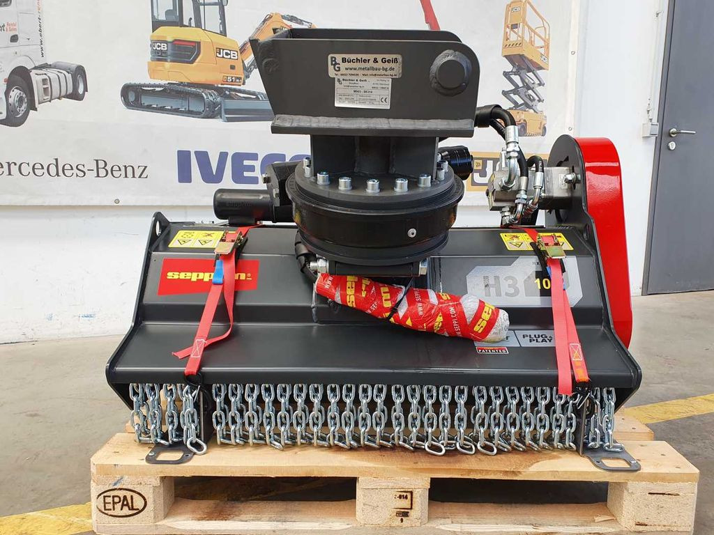 Forstmulcher Seppi M. H3 105 /2-5to Mulcher Drehkranz lagernd: das Bild 7 Forstmulcher Seppi M. H3 105 /2-5to Mulcher Drehkranz lagernd: das Bild 7