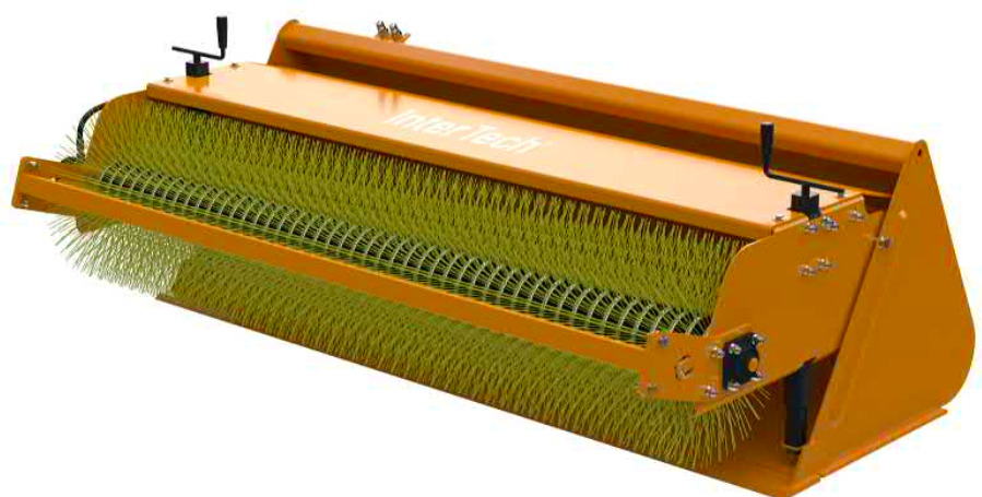 Inter-Tech bucket with brush 1,8 m, OZ07 - Kehrbesen für Kommunal-/ Sonderfahrzeug: das Bild 1 Inter-Tech bucket with brush 1,8 m, OZ07 - Kehrbesen für Kommunal-/ Sonderfahrzeug: das Bild 1