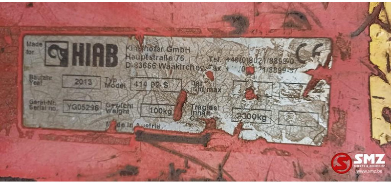 Hiab Occ palletbord 414-02-S Hiab - Anbauteil für Flurförderzeug: das Bild 5 Hiab Occ palletbord 414-02-S Hiab - Anbauteil für Flurförderzeug: das Bild 5