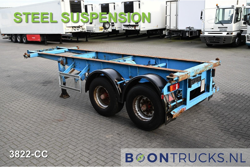 KOHLER CS 20/2 CHASSIS | 20ft * STEEL SUSPENSION * BPW / DRUM * 9x AVAILABLE - Container/ Wechselfahrgestell Auflieger: das Bild 2 KOHLER CS 20/2 CHASSIS | 20ft * STEEL SUSPENSION * BPW / DRUM * 9x AVAILABLE - Container/ Wechselfahrgestell Auflieger: das Bild 2