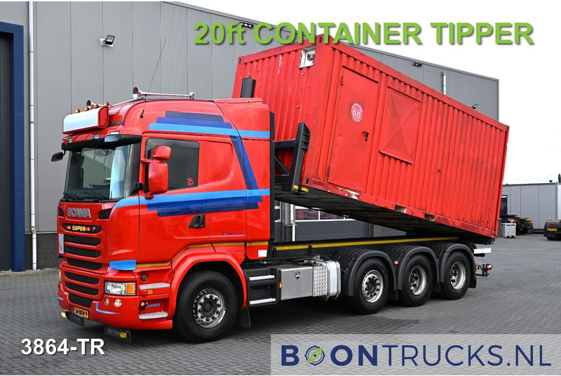 Scania R450 8x2 | EURO6 * CONTAINER TRANSPORT * 20ft TIPPING * NL TRUCK * APK 02-2026 - Containerwagen/ Wechselfahrgestell LKW: das Bild 1 Scania R450 8x2 | EURO6 * CONTAINER TRANSPORT * 20ft TIPPING * NL TRUCK * APK 02-2026 - Containerwagen/ Wechselfahrgestell LKW: das Bild 1