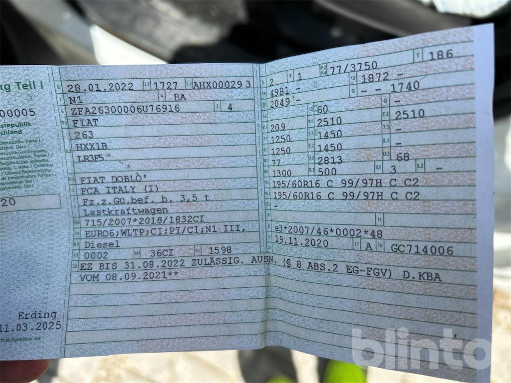 Fiat Doblo Work Up (2022) - Pritschenwagen: das Bild 5 Fiat Doblo Work Up (2022) - Pritschenwagen: das Bild 5