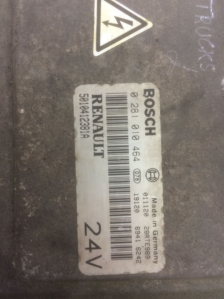 CENTRALINA MOTORE EDC - RENAULT PREMIUM - RIF. RENAULT 5010412381A - RIF. BOSCH 0281010464 - Steuergerät: das Bild 2 CENTRALINA MOTORE EDC - RENAULT PREMIUM - RIF. RENAULT 5010412381A - RIF. BOSCH 0281010464 - Steuergerät: das Bild 2