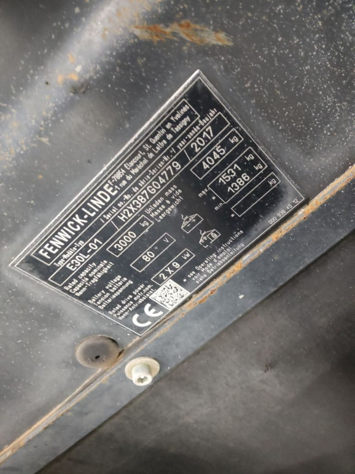 Linde E30L-01 - Leasing Linde E30L-01: das Bild 9 Linde E30L-01 - Leasing Linde E30L-01: das Bild 9