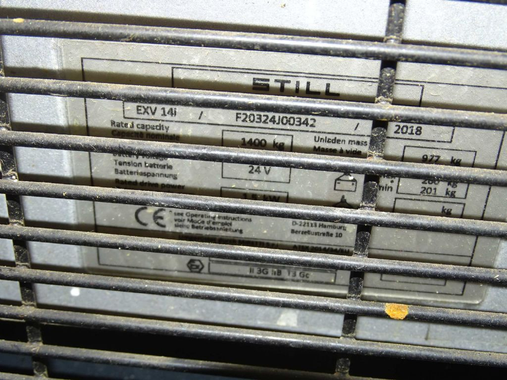 Still EXV14I/EX - Hochhubwagen: das Bild 5 Still EXV14I/EX - Hochhubwagen: das Bild 5